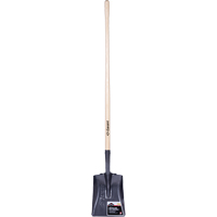 Pelle carr&eacute;e  Pro, Bois, Lame Acier durci, Manche en Droit, Longueur 48" Mukwa Safety Services