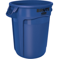 Round Brute&reg; Containers, Bulk, Polyethylene, 32 US gal. Mukwa Safety Services