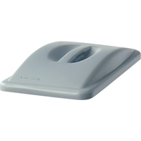 Slim Jim&reg; Handle Top, Flat Lid, Plastic, Fits Container Size: 20-3/8" x 11-5/16" Mukwa Safety Services