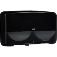 Twin Mini Jumbo Toilet Paper Dispenser, Multiple Roll Capacity Mukwa Safety Services