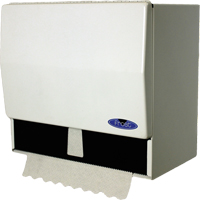 Roll or Single-Fold Towel Dispenser , Manual, 10.5" W x 6.75" D x 9.5" H Mukwa Safety Services