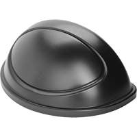 Contenants Untouchable, Couvercle demi-rond, Plastique/Poly&eacute;thyl&egrave;ne, Convient aux contenants 21-5/16" x 21-1/3" Mukwa Safety Services
