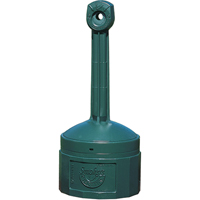 Cendriers Smoker's Cease-Fire, Sur pied, Plastique, Capacit&eacute; 4 gal. US, Hauteur 38-1/2" Mukwa Safety Services