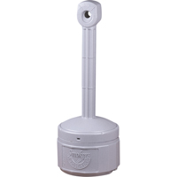 Cendriers Smoker's Cease-Fire, Sur pied, Plastique, Capacit&eacute; 1 gal. US, Hauteur 30" Mukwa Safety Services