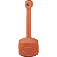 Cendriers Smoker's Cease-Fire, Sur pied, Plastique, Capacit&eacute; 1 gal. US, Hauteur 30" Mukwa Safety Services