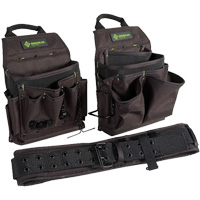 Ceinture porte-outils combin&eacute;e, Polyester, Noir Mukwa Safety Services