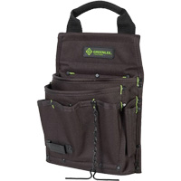 Sac &agrave; outils, Nylon, 7 pochettes, Noir Mukwa Safety Services