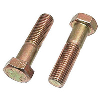Hex Cap Screw, 3/8" Dia., 4" L, Stainless Steel, Coarse Mukwa Safety Services