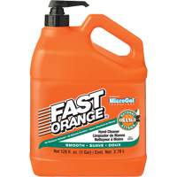 Hand Cleaner, Lotion, 3.78 L, Pump Bottle, Orange Mukwa Safety Services