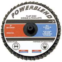 POWERBLEND Roll-on Flap Disc, 2" x Type R, Z120 Grit, Zirconia Alumina Mukwa Safety Services