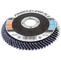 PowerBlend FLX Flexible Flap Disc, 4-1/2" x 7/8", Type 27, Z60 Grit, Zirconia Alumina Mukwa Safety Services