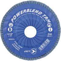POWERBLEND TRM Trimmable Flap Disc, 5" x 7/8", Type 29, Z60 Grit, Zirconia Alumina Mukwa Safety Services
