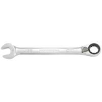 Long Pattern Reversible Ratcheting Combination Wrench, 7/16", Chrome Finish Mukwa Safety Services
