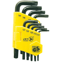 Jeu de cl&eacute;s inviolables JTK-9TP (9 morceaux), 9 mcx, Torx Mukwa Safety Services