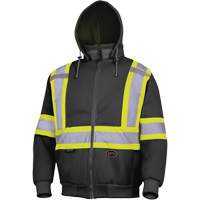 6925BK Hoodie, 3X-Large, Black Mukwa Safety Services