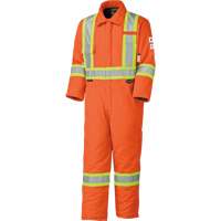 5532A Combinaison de s&eacute;curit&eacute; &agrave; haute visibilit&eacute; ignifuge et anti-arcs &eacute;lectriques, Taille 2T-Grand, Orange haute visibilit&eacute;, 58 cal/cm² Mukwa Safety Services