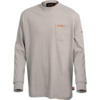 333 Chemise en coton &agrave; manches longues ignifuge, 2T-Grand, Gris Mukwa Safety Services