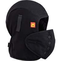 566A Doublure matelass&eacute;e FR pour casque, Noir, Coton Mukwa Safety Services