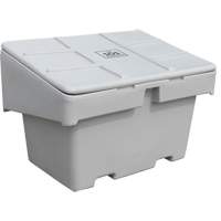 Contenants pour sel & sable SOS, 48" x 33" x 34", 18,5 pi³, Gris Mukwa Safety Services