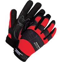 Gants performants &agrave; usage intensif avec paumes coussin&eacute;es, Taille Grand, Paume Synth&eacute;tique Mukwa Safety Services