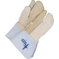 Gants &agrave; trois doigts en cuir, Cuir fleur de vache, Taille 11 Mukwa Safety Services
