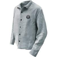Welder Jacket, Leather, 2X-Large, Grey Mukwa Safety Services