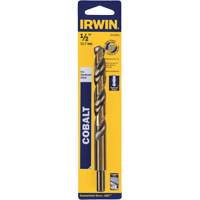 Foret court &agrave; usage intensif, Acier rapide au cobalt, 1/2", 6" lo, 1-1/2" Cannelure, 135° Angle Mukwa Safety Services