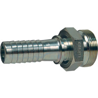 Boss Spud x Hose Shank, Steel, 2" Mukwa Safety Services