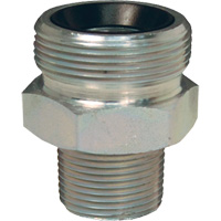 Boss Ground Joint Spud, Iron, 2", Male NPT Mukwa Safety Services