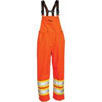 Salopette 300 deniers Journeyman, Polyester, Grand, Orange haute visibilit&eacute; Mukwa Safety Services