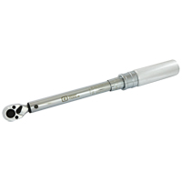 Micro-Adjustable Torque Wrench, Click, 3/8" Square Drive, 30 - 250 in-lbs. Mukwa Safety Services