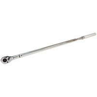 Heavy-Duty Micro-Adjustable Torque Wrench, Click, 3/4" Square Drive, 100 - 600 ft-lbs. Mukwa Safety Services