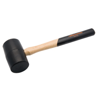 Maillet en caoutchouc, 1 lb, Prise en Bois, 11-3/4" lo Mukwa Safety Services