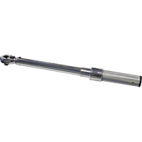 Micro-Adjustable Fixed-Head Torque Wrench, Click, 3/8" Square Drive, 10 - 100 ft-lbs. Mukwa Safety Services