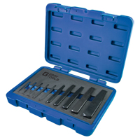 Jeu d'extracteurs &agrave; vis, Carbure/Acier au chrome/Acier rapide au cobalt/Acier rapide, 10 Morceaux Mukwa Safety Services
