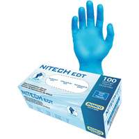 EDT&reg; Examination Gloves, Small, Nitech&reg;, 5-mil, Powder-Free, Blue, Class 2 Mukwa Safety Services