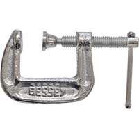 Light-Duty C-Clamp, 1" (25 mm) Capacity, 1" (25 mm) Throat Depth Mukwa Safety Services
