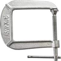Light-Duty C-Clamp, 3" (76 mm) Capacity, 4-1/2" (114 mm) Throat Depth Mukwa Safety Services