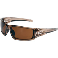 Uvex Hypershock Safety Glasses, Espresso Lens, Anti-Scratch/Polarized, ANSI Z87+ Mukwa Safety Services