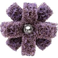 Scotch-Brite Cross Buff, BF-XB, 1-1/2" Dia., Medium Grit, Aluminum Oxide Mukwa Safety Services