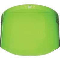 Faceshield Window, Polycarbonate, Green Tint Mukwa Safety Services