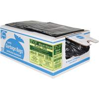 Sacs &agrave; d&eacute;chets industriels s&eacute;rie 2600, R&eacute;gulier, 24" la x 22" lo, Noir Mukwa Safety Services