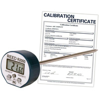 Thermometer with Calibration Certificate, Contact, Digital, -40-450°F (-40-230°C) Mukwa Safety Services