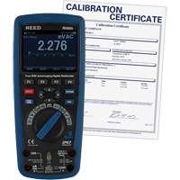 Multim&egrave;tre industriel num&eacute;rique v. e. v. avec certificat de calibration, Tension c.a./c.c., Courant c.a./c.c. Mukwa Safety Services
