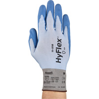 Gants Hy-Flex 11-518, Taille Petit/7, Calibre 18, Rev&ecirc;tement Polyur&eacute;thane, Enveloppe en Dyneema, ASTM ANSI niveau A2/EN 388 niveau B Mukwa Safety Services