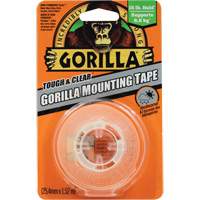 Tough & Clear Mounting Tape, 25.4 mm (1") x 1.52 m (5'), Clear Mukwa Safety Services
