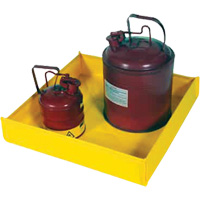 Flexible Ultra-Utility Tray, 12" lo x 12" la x 4,8" h, Cap. de d&eacute;versement 1,5 gal. US Mukwa Safety Services