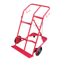 Chariot pour bouteilles, Roues Caoutchouc moul&eacute;, Base de 25-1/2"la x 7"lo, 350 lb Mukwa Safety Services