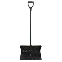 Pelle &agrave; neige en poly avec bande d'usure en acier, Lame Polypropyl&egrave;ne, Largueur 19-3/4", Manche Prise en D, Bande d'usure Compris Mukwa Safety Services