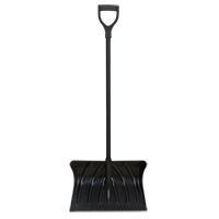 Poly Snow Shovel, Polypropylene Blade, 19-3/4" Wide, D-Grip Handle Mukwa Safety Services